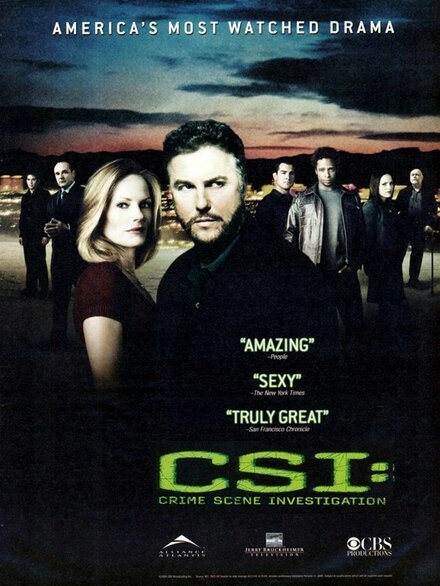 CSI: Место преступления Лас-Вегас постер