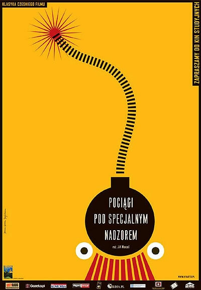 Поезда под пристальным наблюдением постер